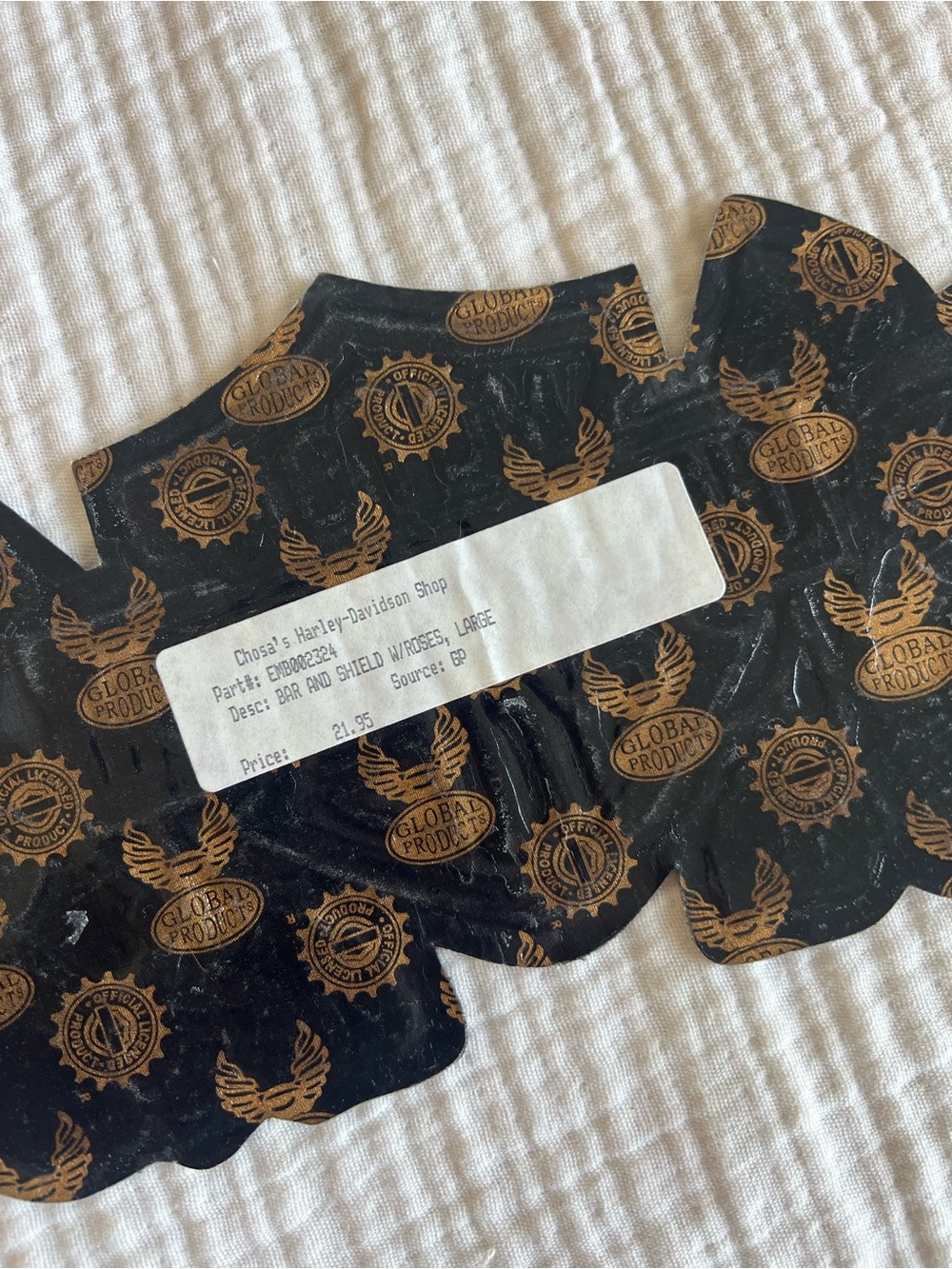 Harley Davidson Roses Patch - Picture 2 of 3